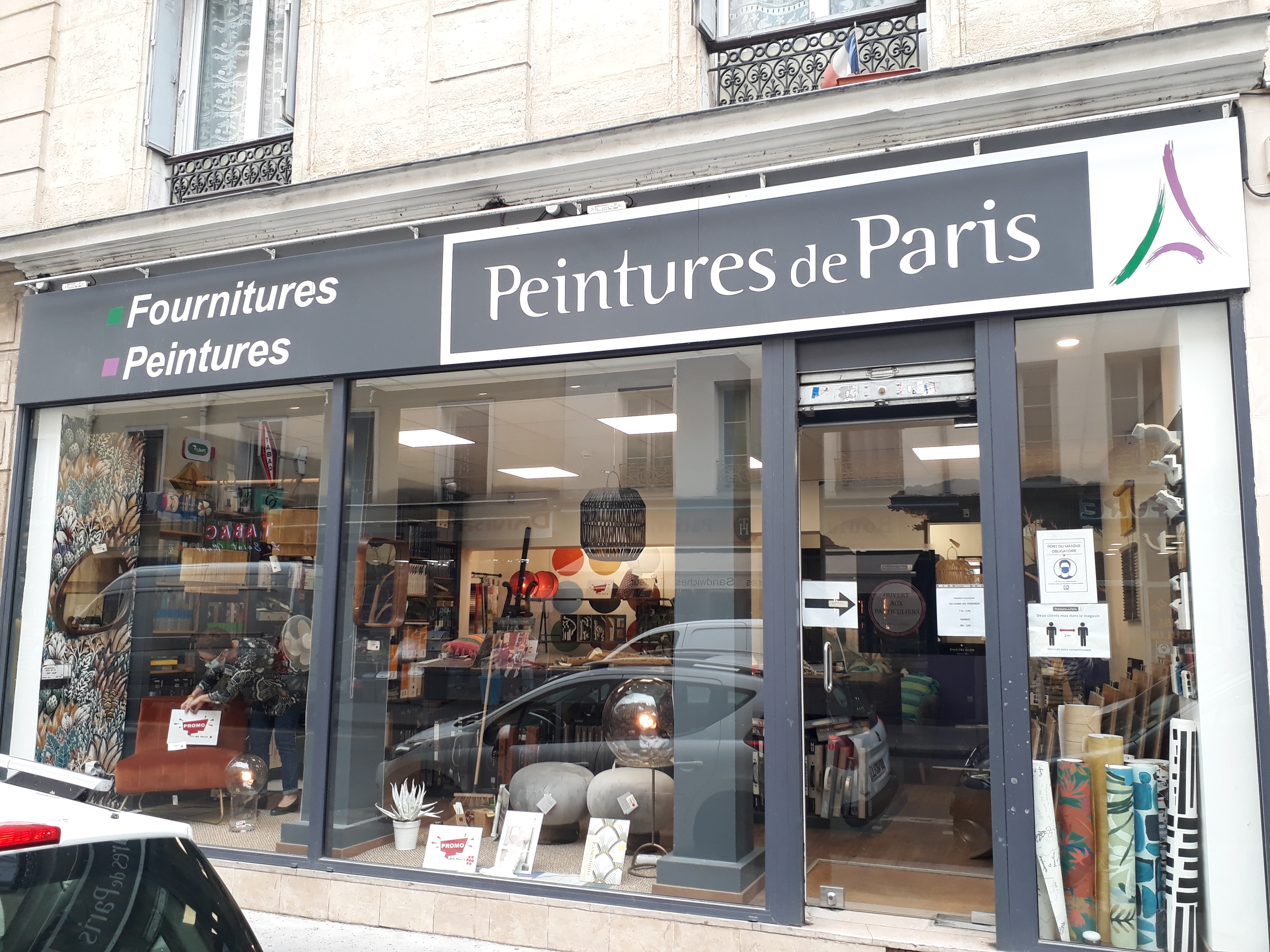 Magasin Peintures de Paris - Showroom Paris 10ème