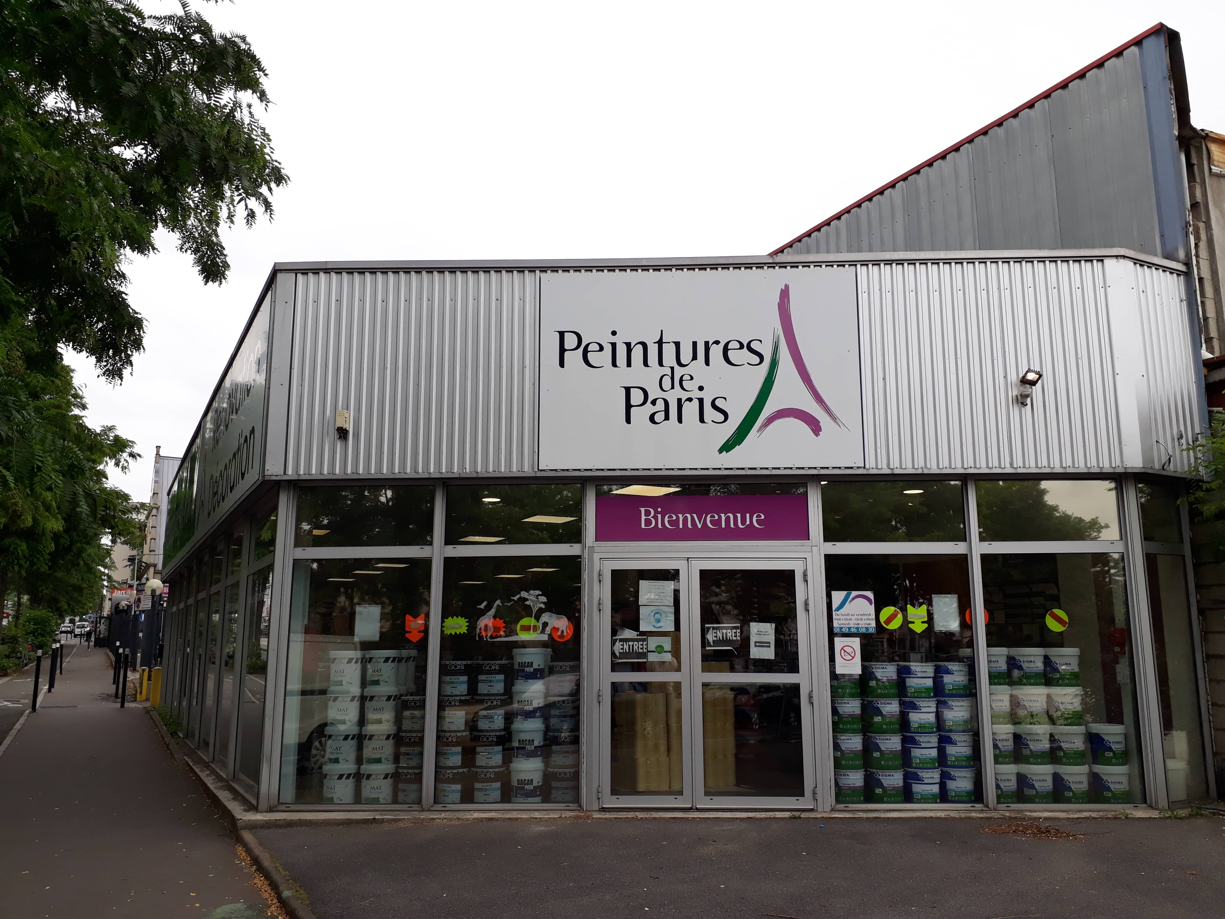 Magasin Peintures de Paris PIERREFITTE